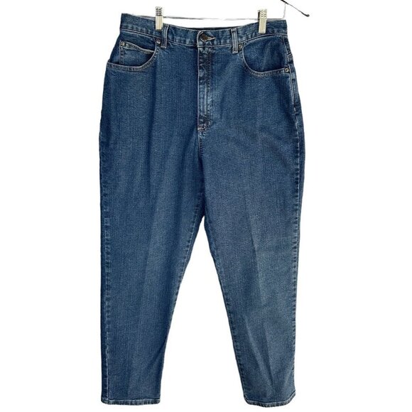 Crazy Horse‎ Jeans High Rise Medium Wash Straight Leg Women's Size 12 VTG - Picture 1 of 11